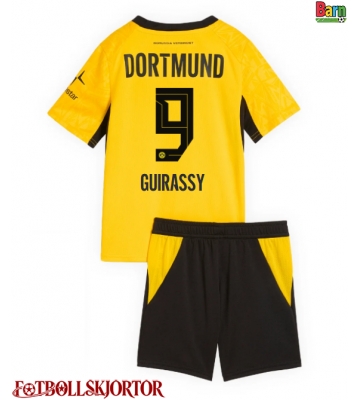 Borussia Dortmund Serhou Guirassy #9 Hemmakläder Barn 2026-27 Kortärmad (+ Korta byxor)